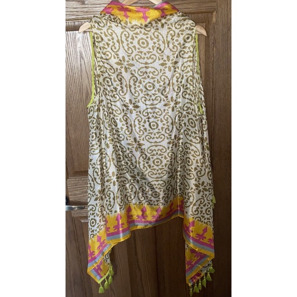 Soft Surroundings Cardigan Artsy Women’s Flowy Fringe One Size O/S - Picture 6 of 10